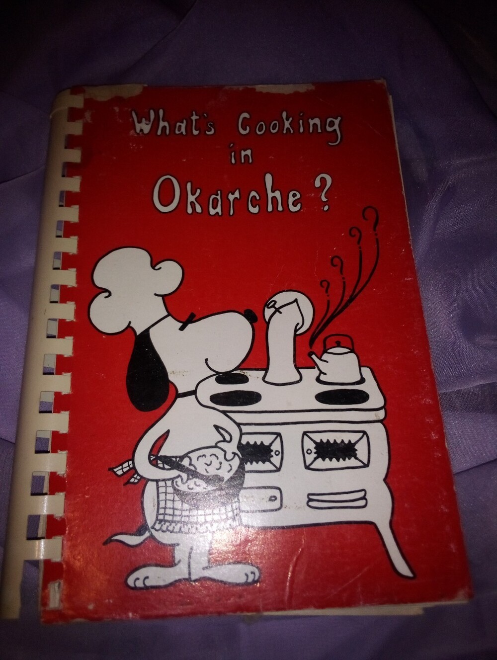 Old Cookbook Okarche Oklahoma